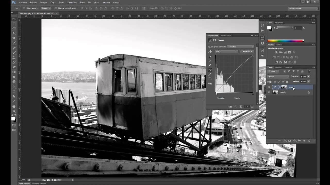 Convertir a Blanco y Negro con Color Lab