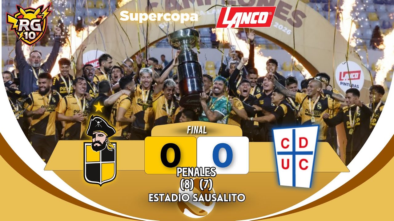 Coquimbo Unido 0 (8) Vs (7) 0 U. Católica / Semifinales Supercopa Lanco Pinturas 2026