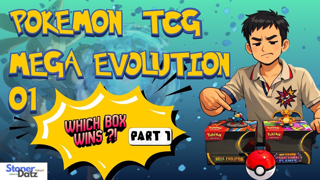 Which Mega Evolution Series Booster Box has better value hits??!! (Unboxing Part 1)