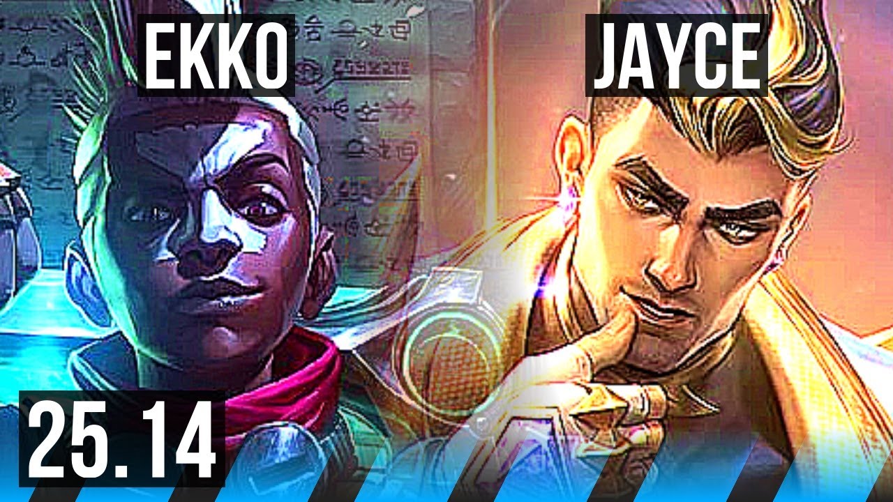 EKKO vs JAYCE (MID) | Godlike | EUW Diamond | 25.14
