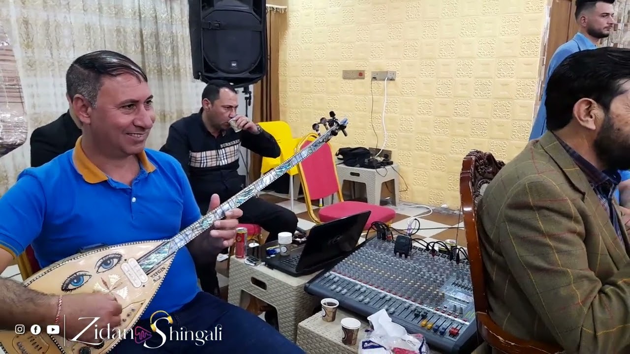 زيدان شنكالي و احمد شنكالي في قاعة ازادي