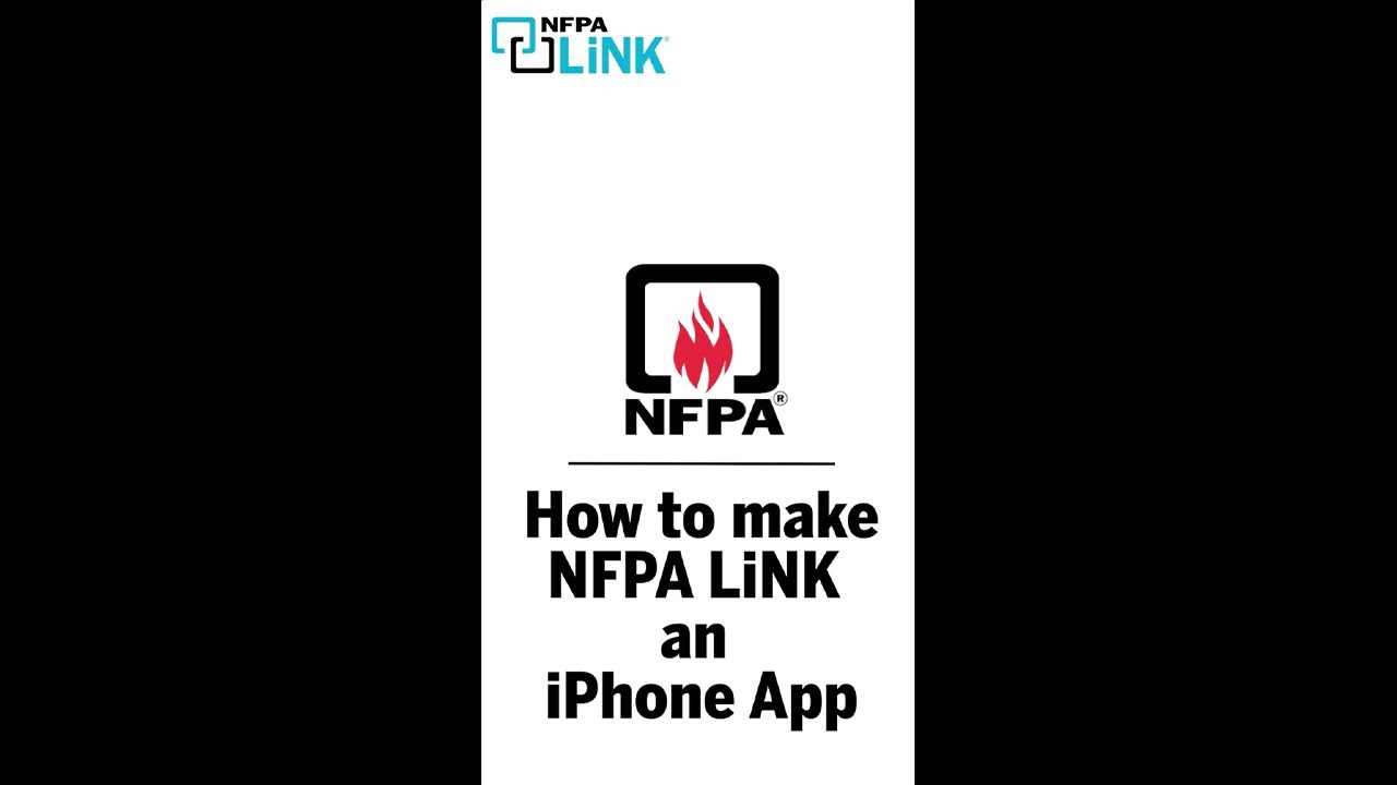 Learn to Install the NFPA LiNK&reg; App on an iPhone