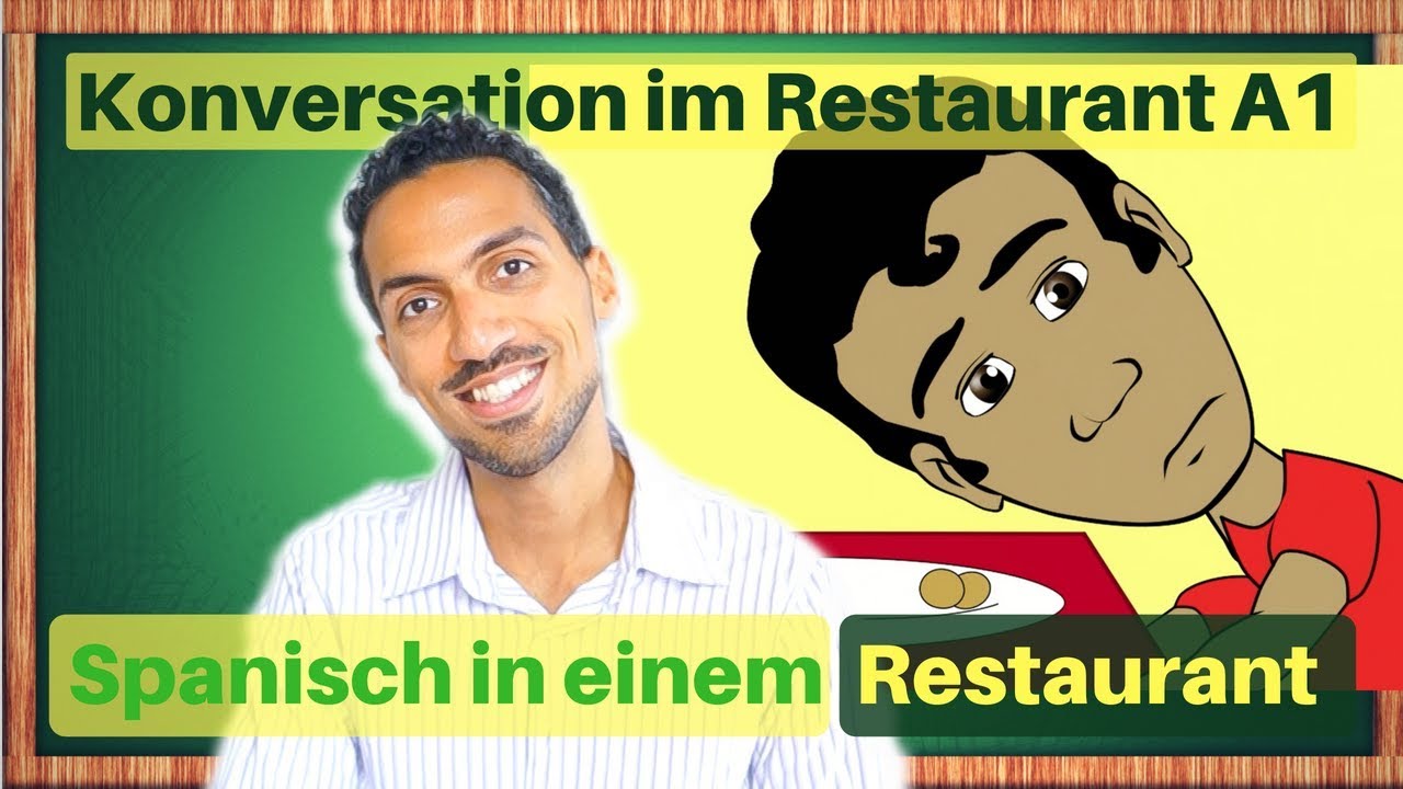 Spanische Vokabeln in einem RESTAURANT - Spanisch hören - Konversation A1 für Anfänger