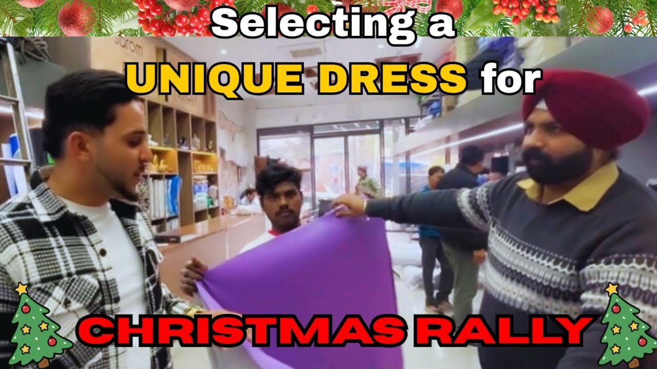 Selecting a unique dress color  for christmas Rally✝️♥️