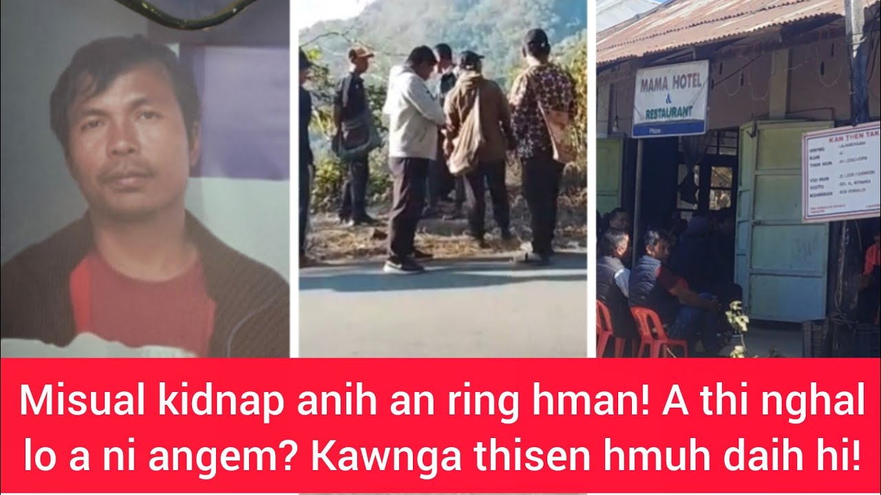 Accident a Pu Chuana thih dan hi. Amah lum thui si, kawngpuia thisen awm nuaih hi..!?