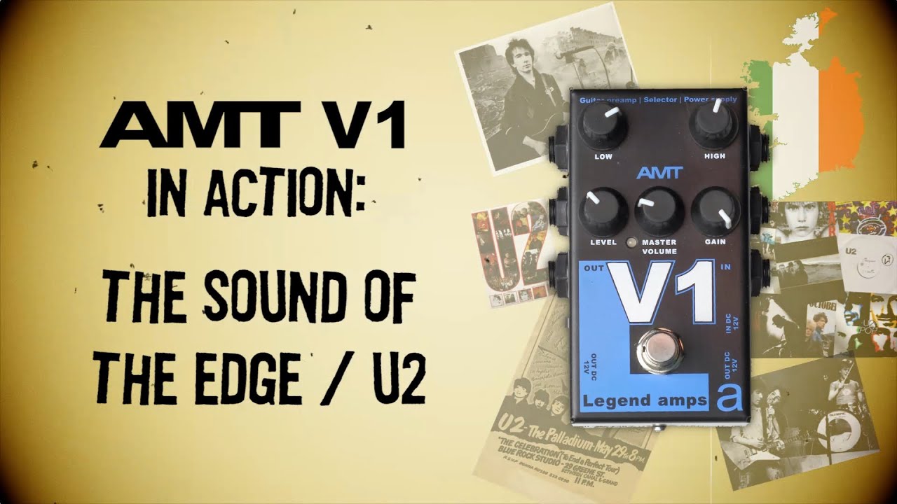 AMT V1 in action: the sound of The Edge / U2