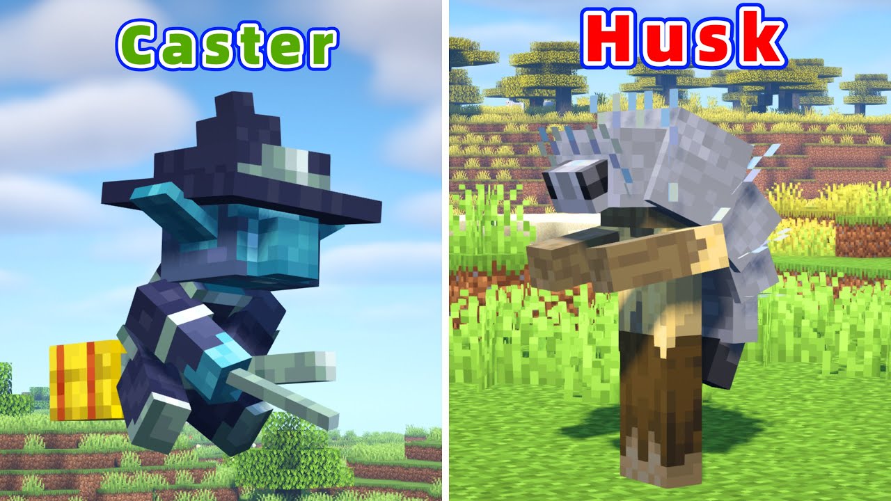 3 Amazing Minecraft Mods For 1.19.2 and other versions ! (Enemy Expansion)