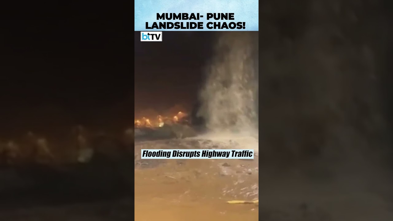 Mumbai-Pune Expressway Closed As Heavy Rains Trigger Landslides, Massive Traffic Chaos