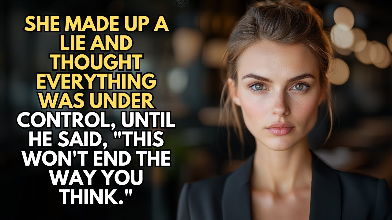 SHE MADE UP A LIE AND THOUGHT EVERYTHING WAS UNDER CONTROL, UNTIL HE SAID, 