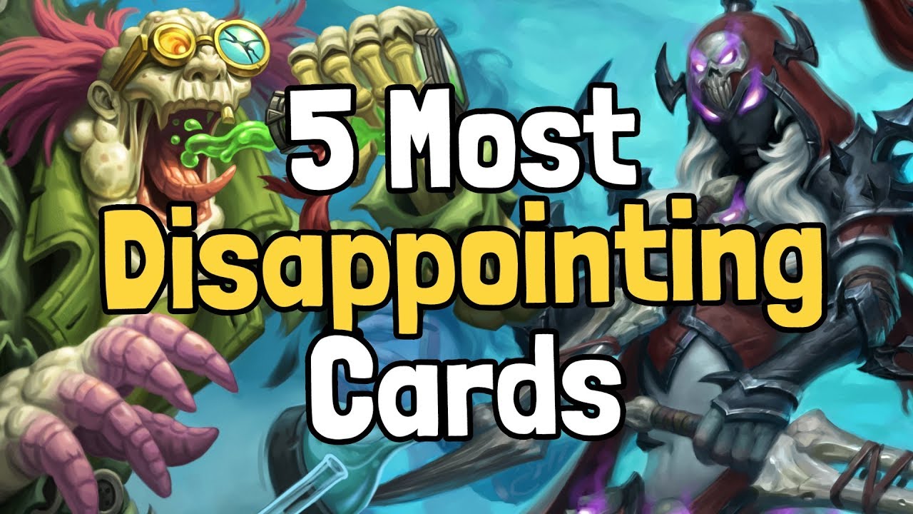 5 Most Disappointing Frozen Throne Cards - Hearthstone
