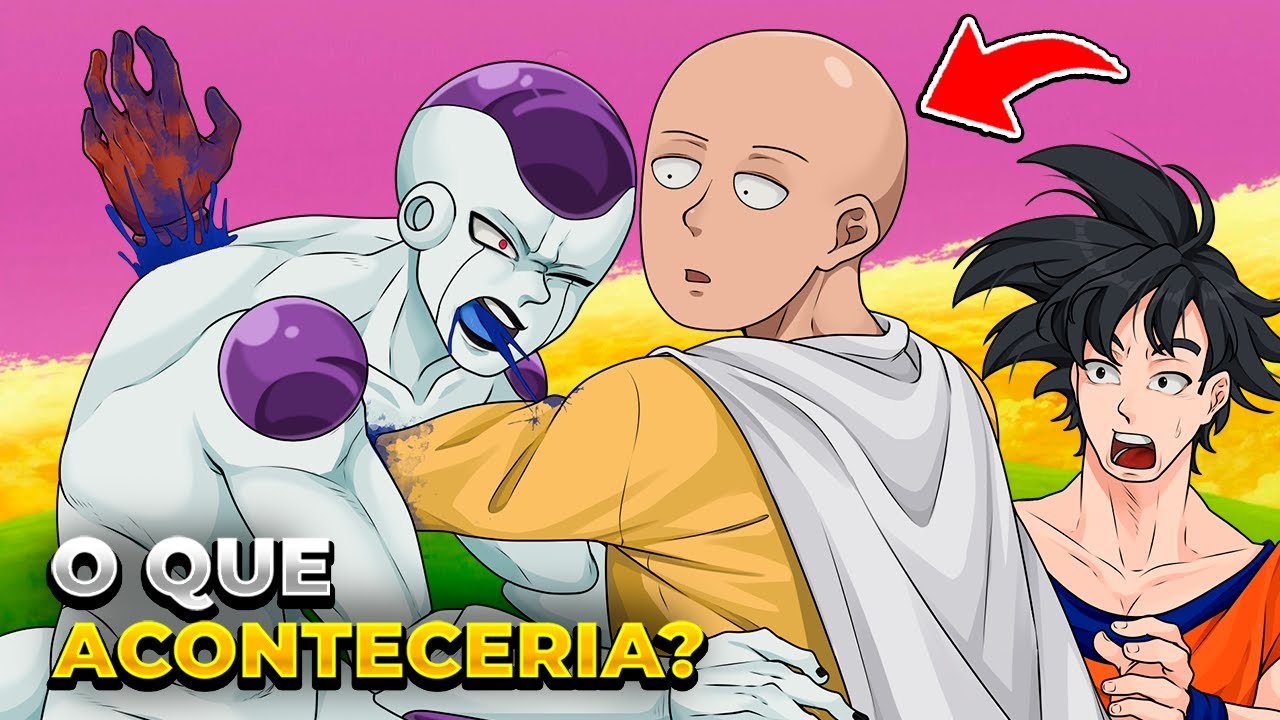 E SE SAITAMA ESTIVESSE EM DRAGON BALL Z? O QUE ACONTECERIA!? | DRAGON BALL Z