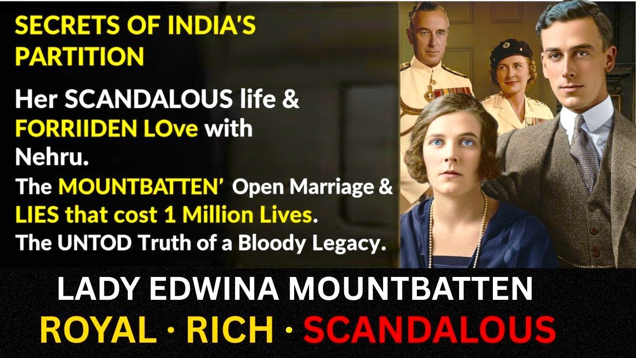 Lady Edwina Mountbatten EXPOSED | Affairs, Empire & Betrayal Scandal & the Dark Side of Power