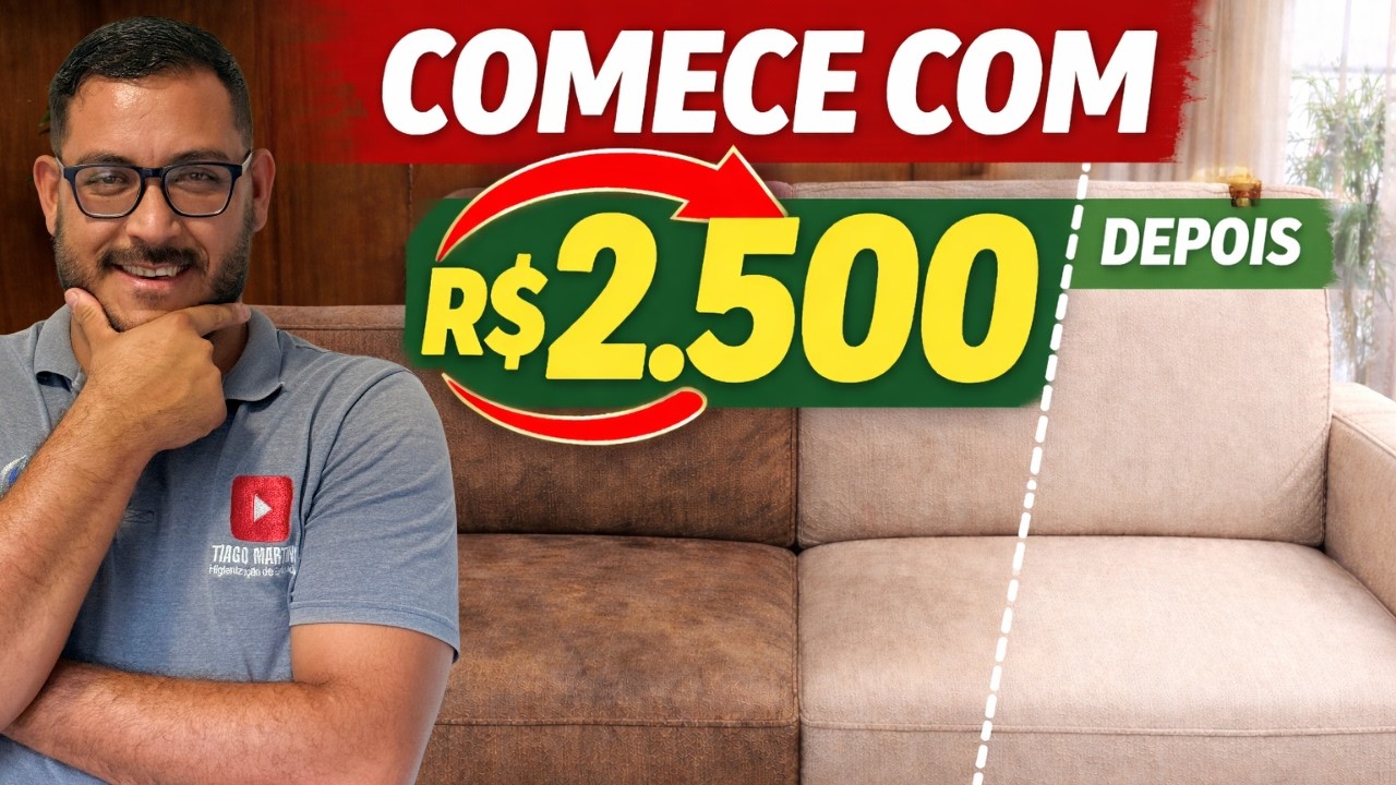 Como Começar no Mercado de Higienização com Apenas R$2.500 HOJE EM 2026 (E Faturar Rápido)