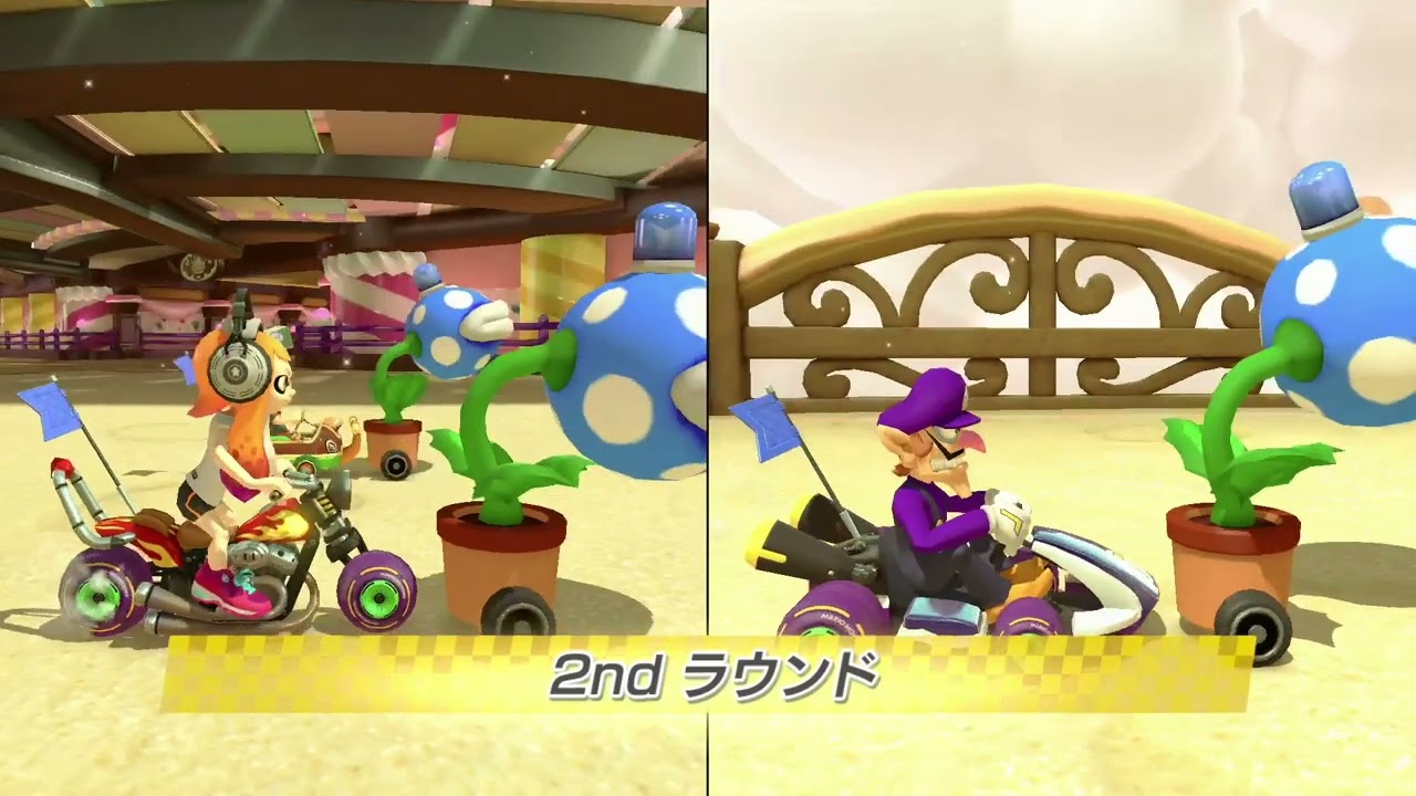 【マリオカート８デラックス】ミニゲーム、パックンvsスパイ第２３弾