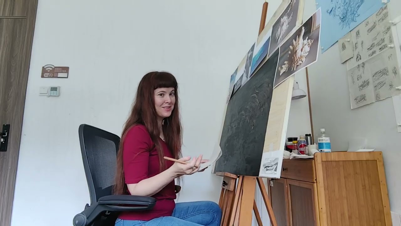 Художник за работой. 4 этап работы над офортом.