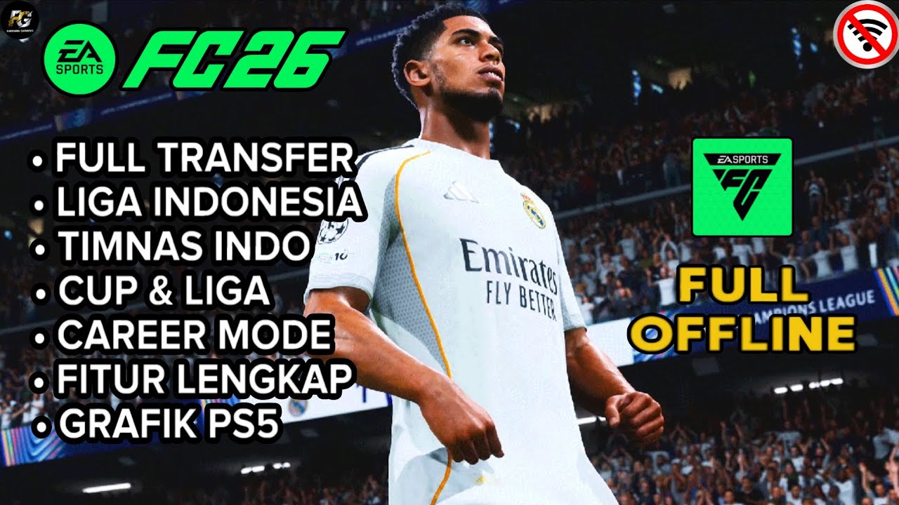 BARU🔥 !!! FIFA 16 MOD FC 26 ANDROID OFFLINE | GRAFIK PS5 | FULL TOURNAMENT 
