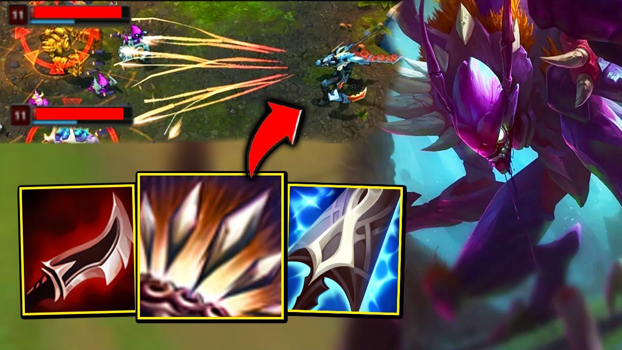 THIS 150% CDR KHAZIX TOP BUILD IS A PERMA SPAM W MACHINE!