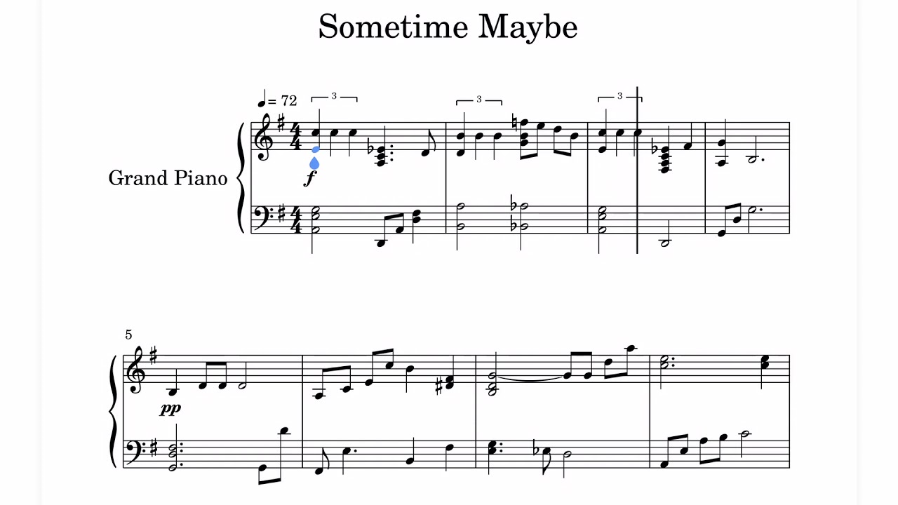 ABRSM 2020-23 Violin Grade 4 C3 Sometime Maybe (tempo : 72)piano accompaniment