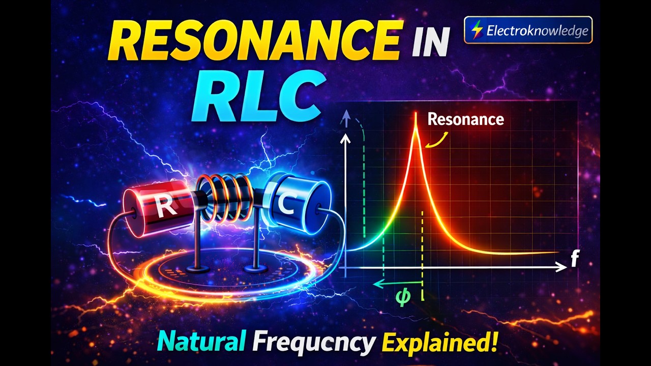 Resonance in RLC : Resistor-Inductor-Capacitor (RLC)