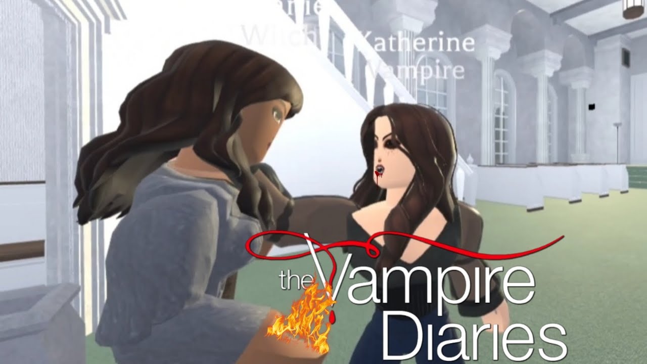 Bonnie meets Katherine Pierce in the vampire origins! scene recreation