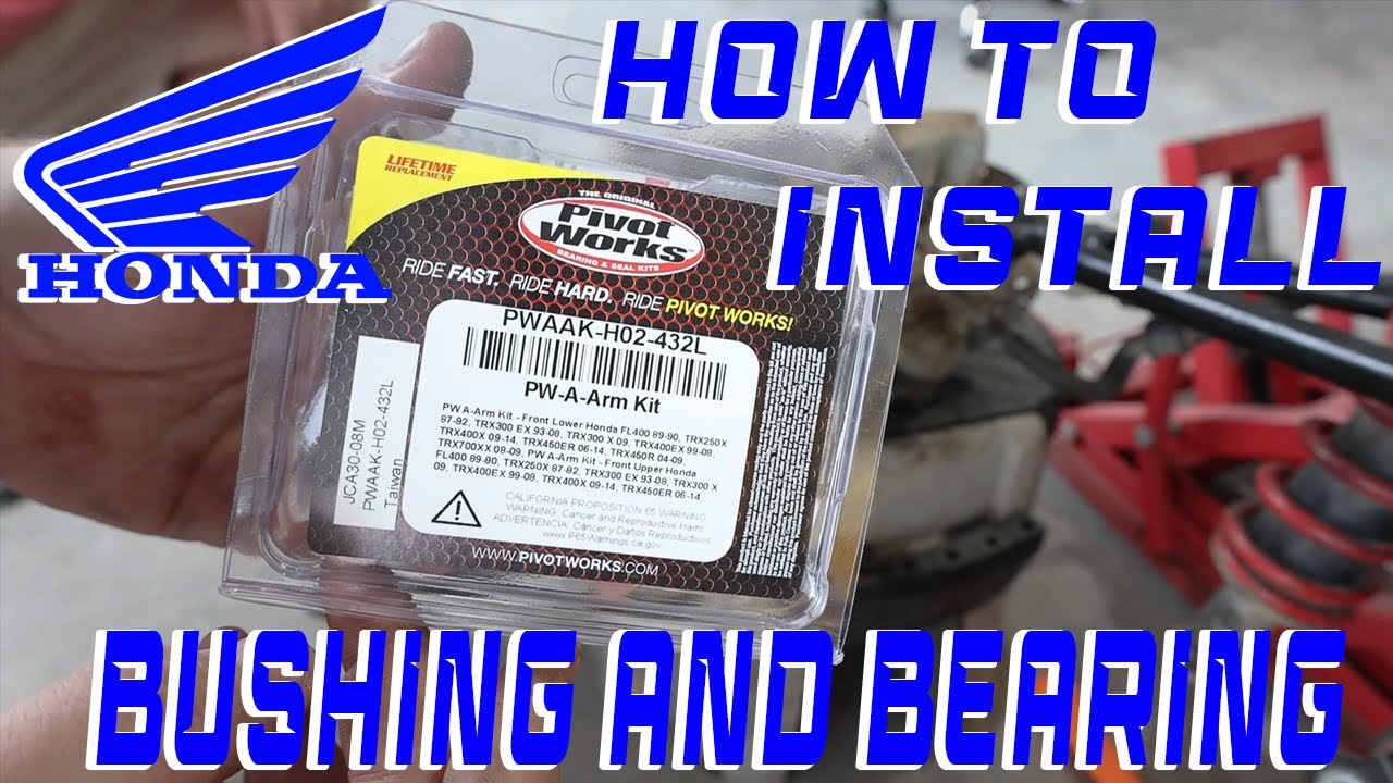 Installing Pivot works Bushing and Bearing for the 2008 Honda TRX 450R