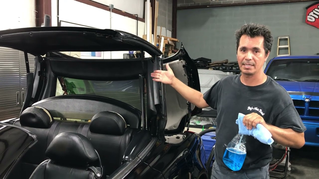 How to clean the roof top on your Lexus SC 430
