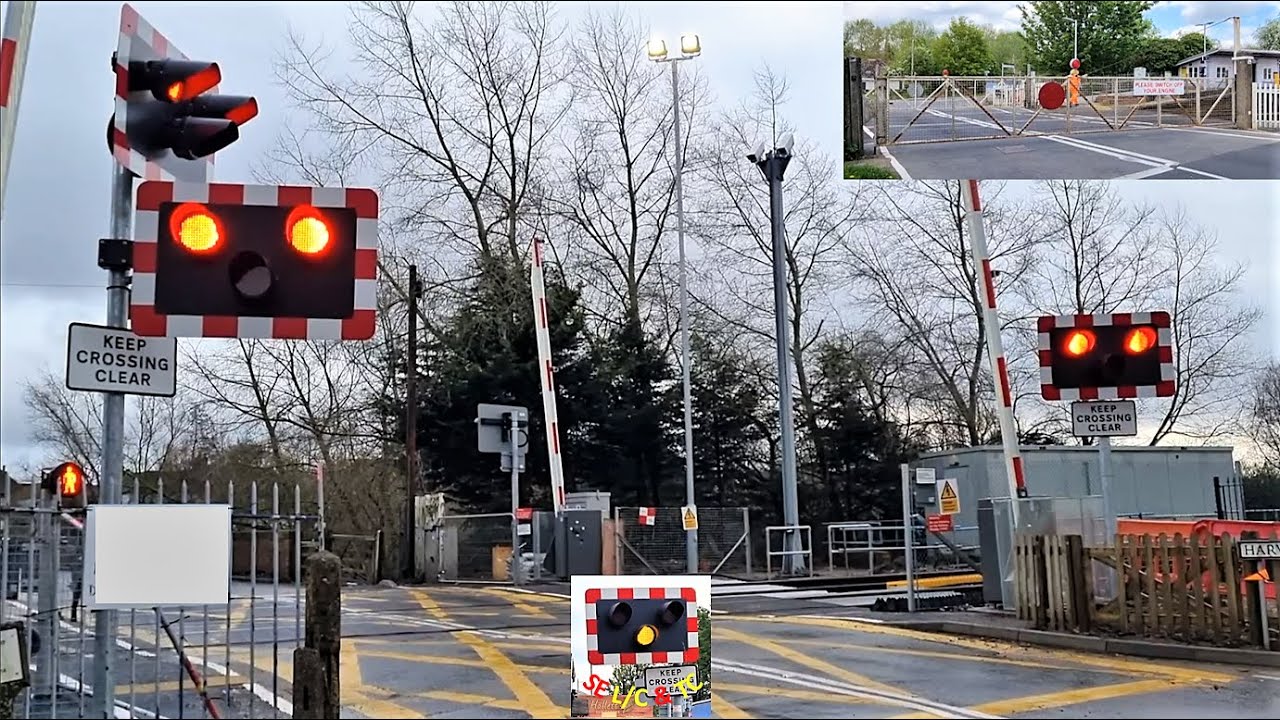 The fully-renewed Wye Level Crossing, Kent