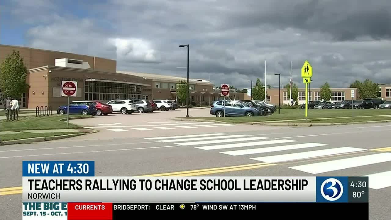 Teachers in Norwich rallying to change school leadership