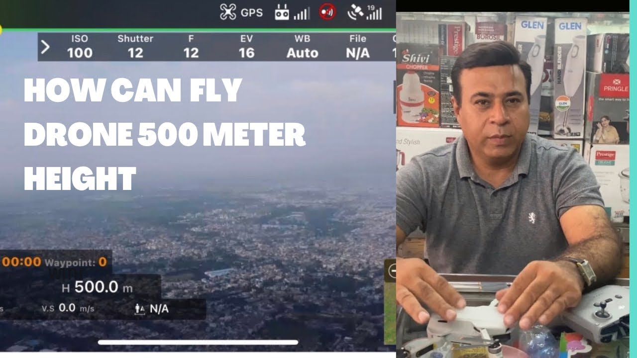 Using Rainbow App I Fly Above 15 Meter Free I Easy Way I No Need License I DJI Mini 2 Altitude 500 M