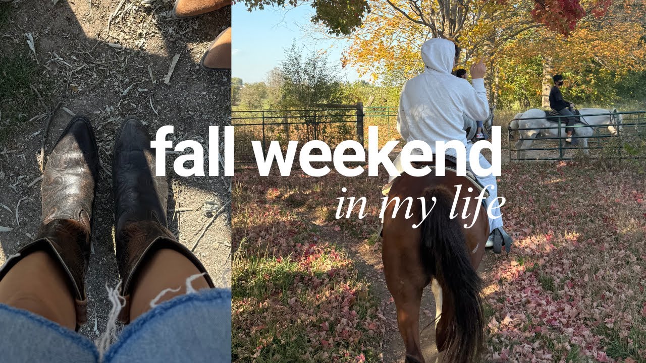 Fall Weekend In My Life | Horseback Riding, ,Cinnamon roll recipe