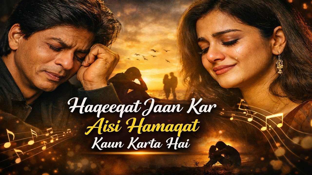 Haqeeqat Jaan Kar Aisi Hamaqat Kaun Karta Hai | Emotional Shah Rukh Khan & Kajol Song