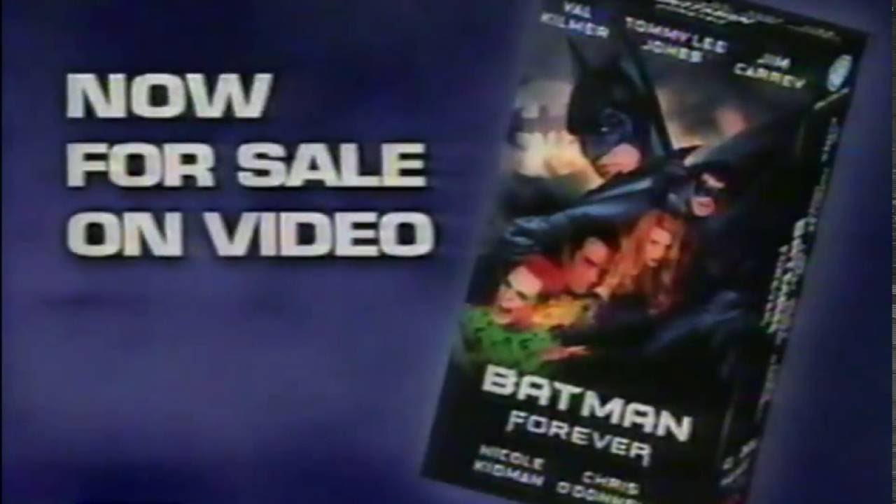 Batman Forever VHS commercial