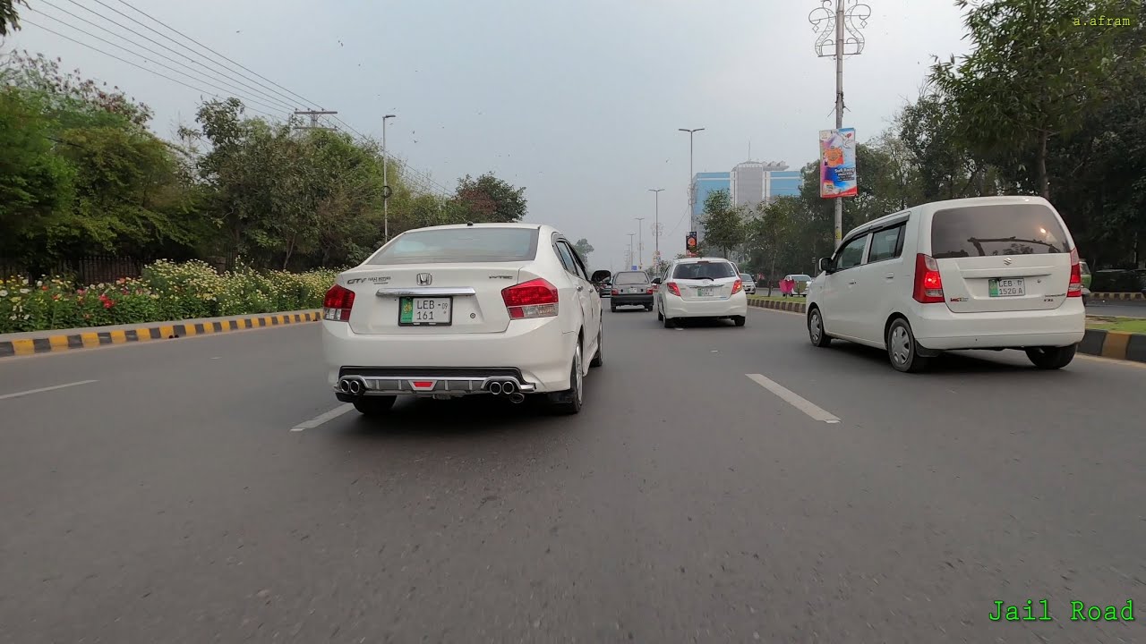 [4K] Driving Chauburji  to Army Museum Lahore on Jail Road Lahore Pakistanچوبرجی سےآرمی میوزیم لاھور