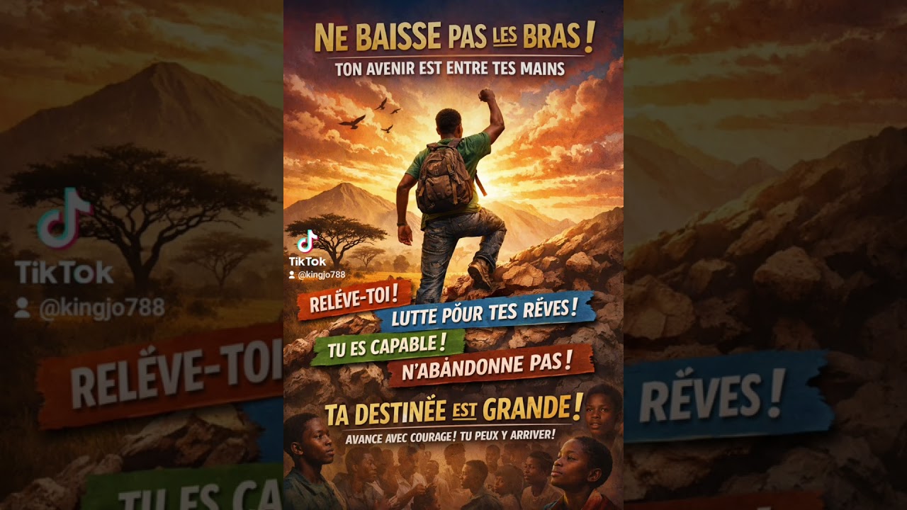 Tu n’es pas faible.Tu es en train de devenir fort @@@