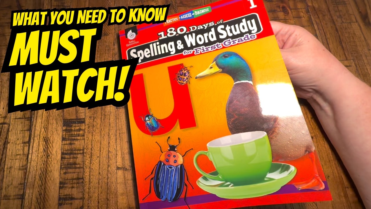 180 Days of Spelling and Word Study for First Grade | Inside Look