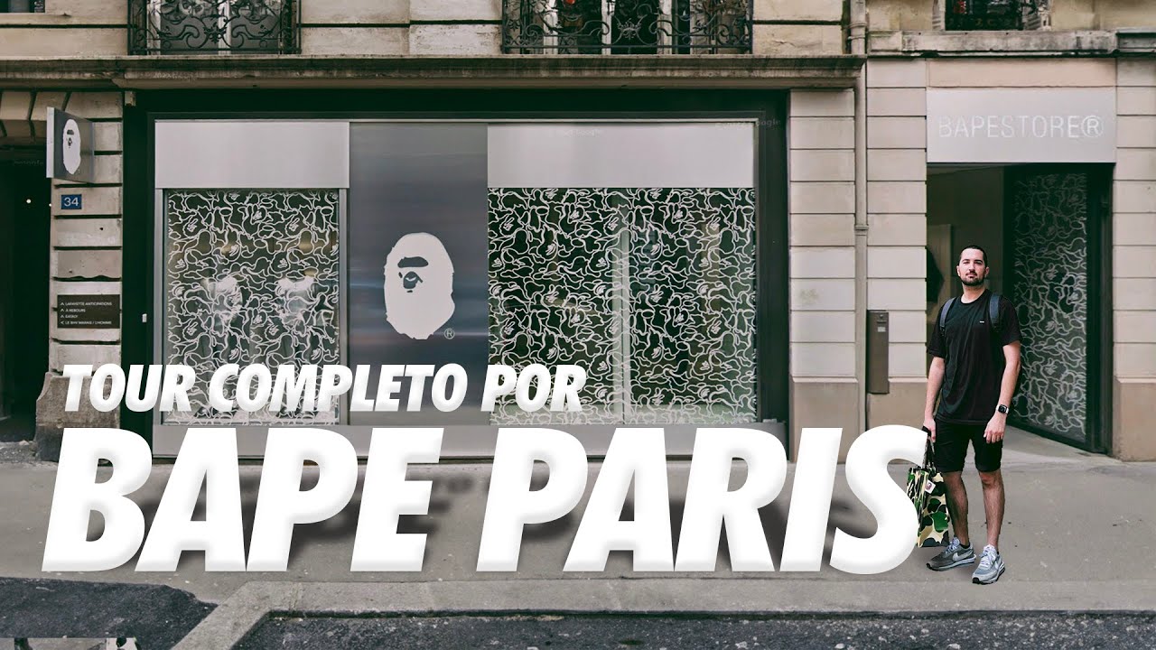 TOUR COMPLETO DE BAPE STORE PARIS: CÓMO ES POR DENTRO UNA TIENDA BAPE + STOCK EN DETALLE + PRECIOS
