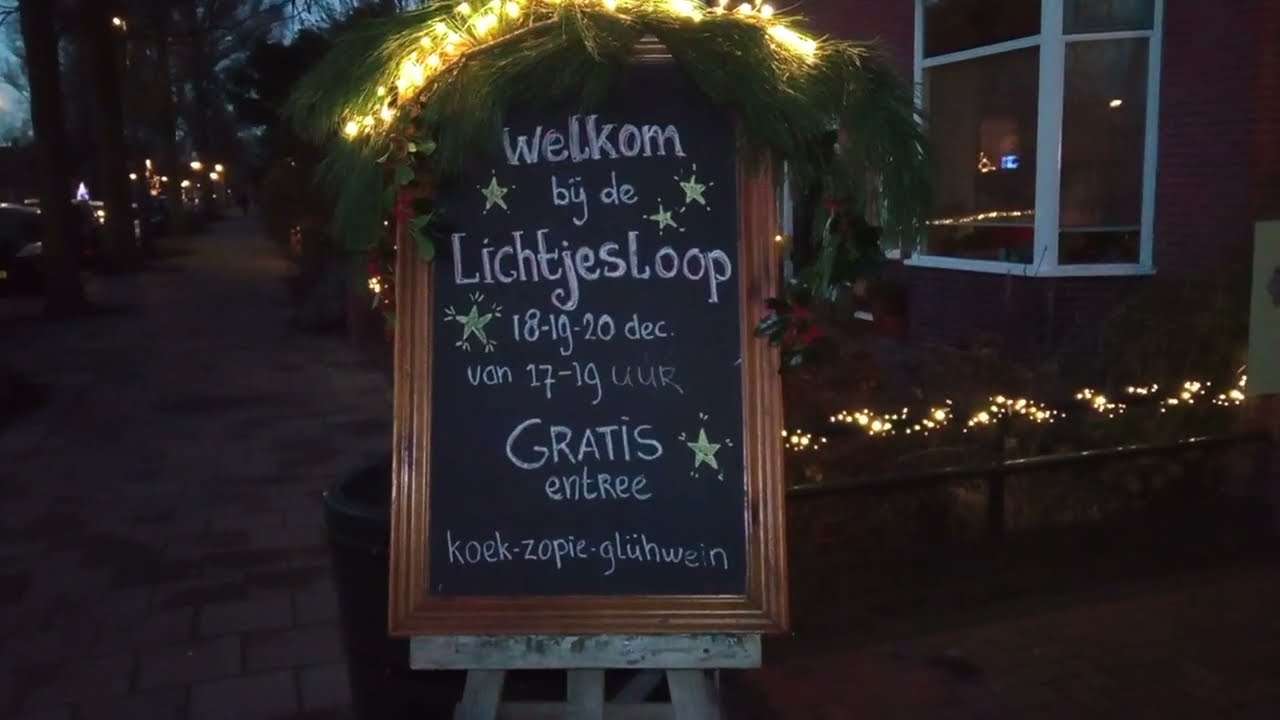 LIchtjesloop 'Hortus over Zee' den Helder, 18, 19, 20 dec. 2025 van 17.00-19.00.