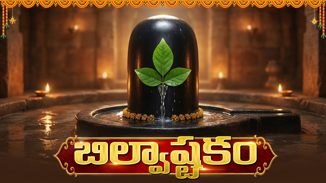 బిల్వాష్టకం | Tridalam Trigunakaram - BILWASHTAKAM Telugu | Lord Shiva Bhakti Songs Telugu