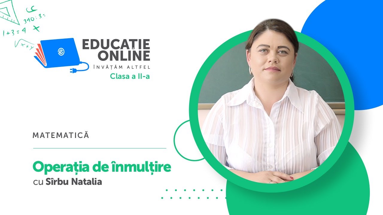 Matematică, clasa a II-a, Operația de &icirc;nmulțire