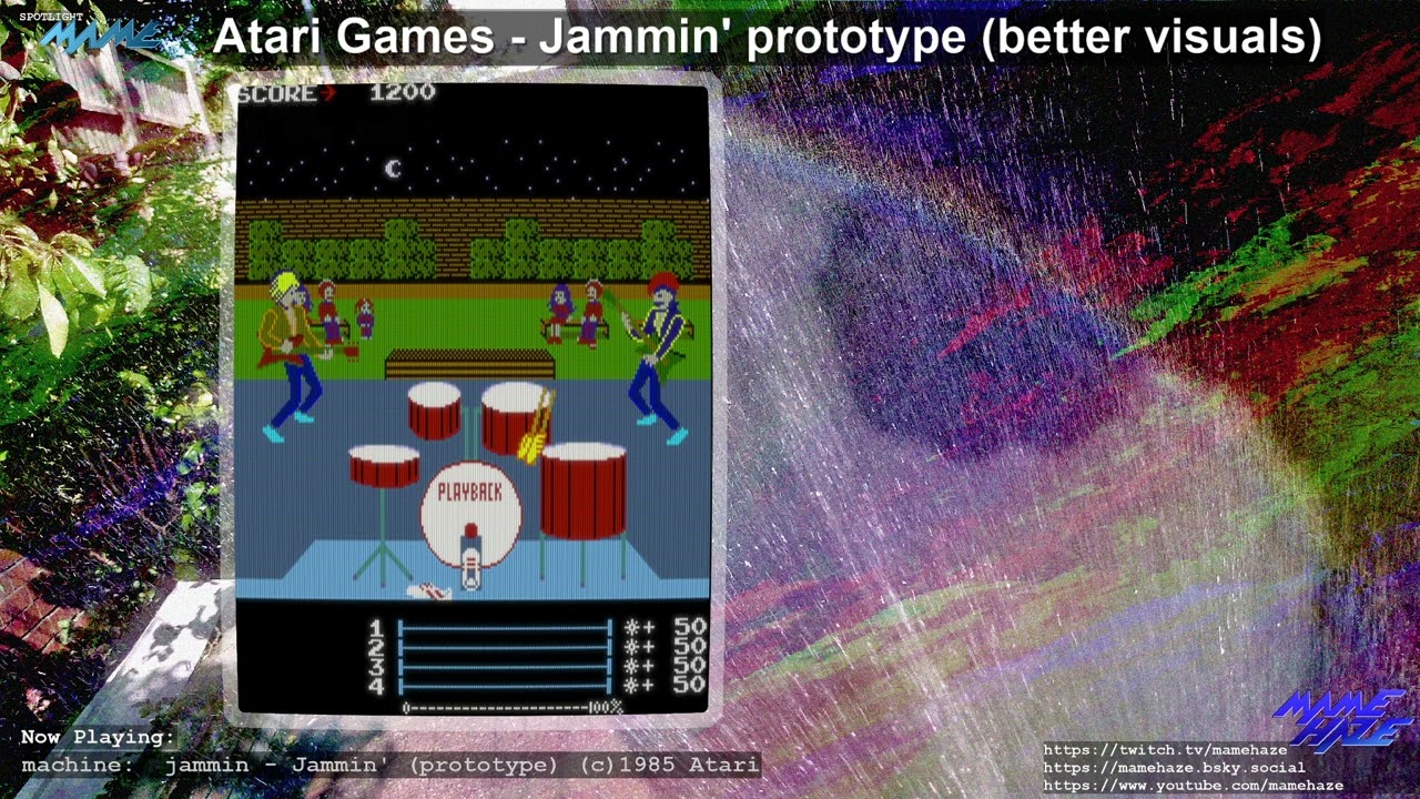 Atari Games - Jammin' prototype (better visuals, playable game with audio)