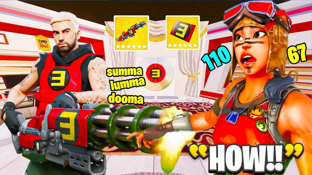 I Pretended To Be BOSS Eminem In Fortnite! (The Grotto)