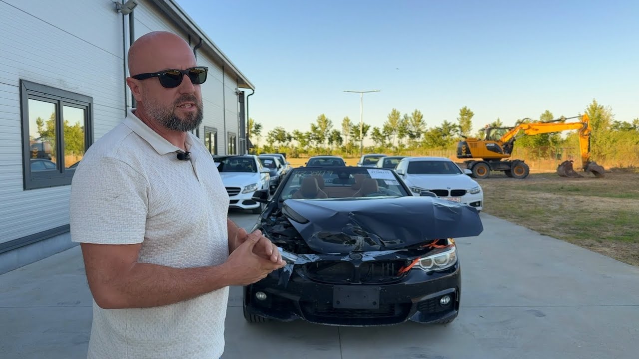 BMW 440i cabrio avariat, an 2017  de vanzare!