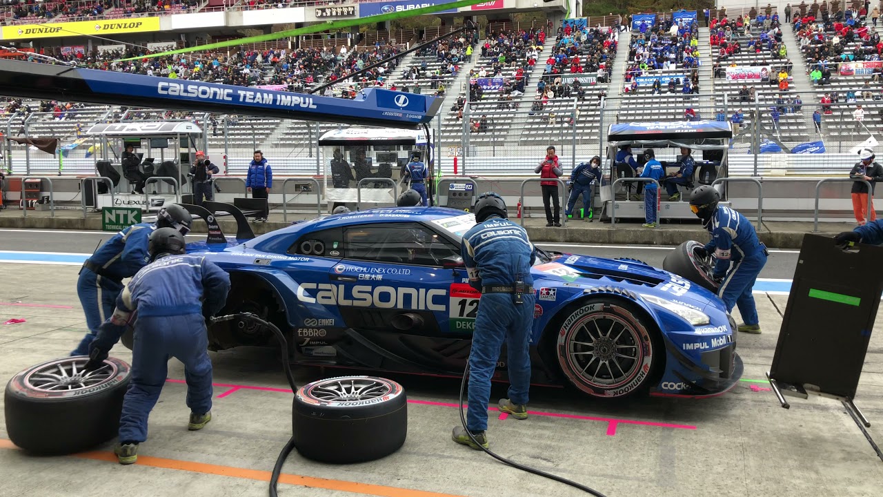 CALSONIC IMPUL GT-R pitstop (supergt x dtm dreamrace)
