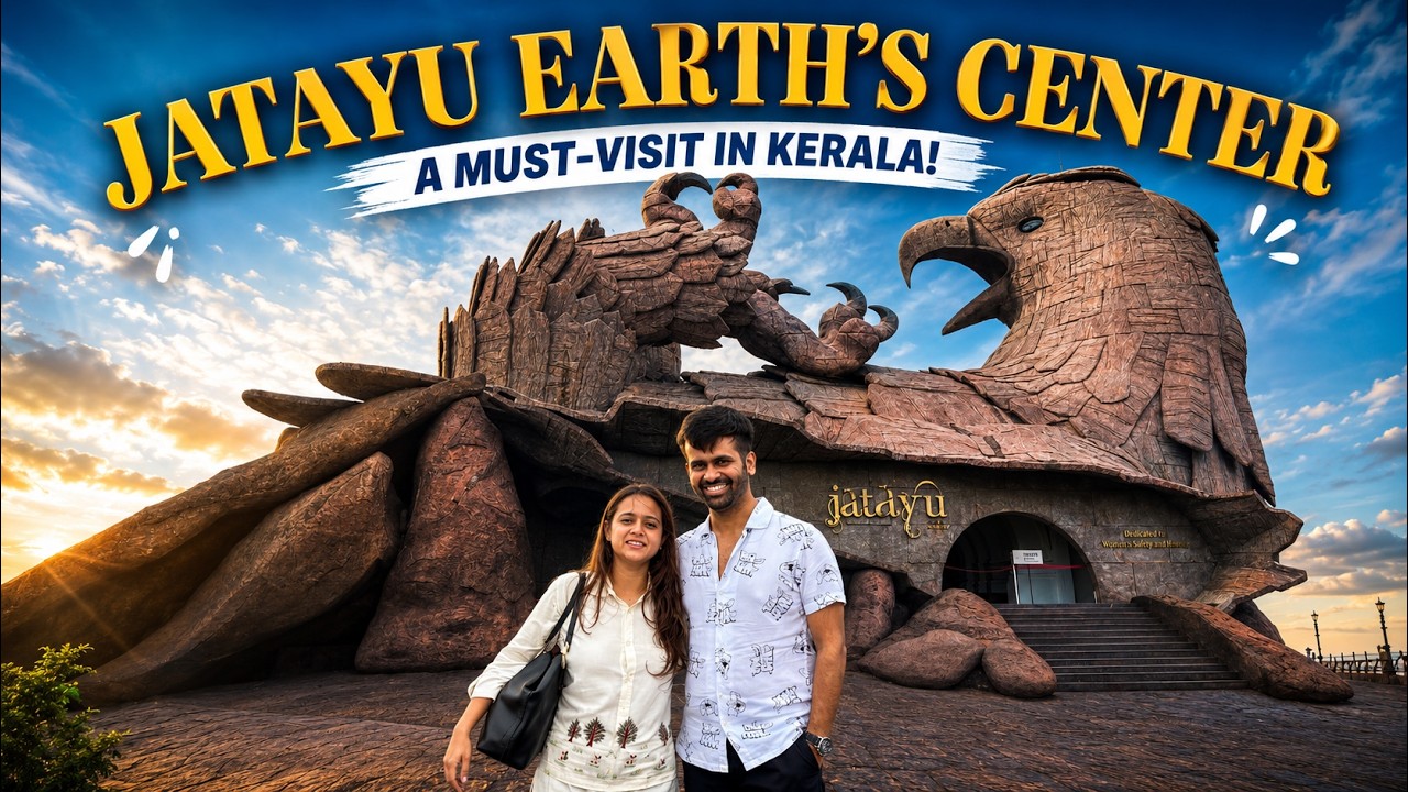 Jatayu Earth's Center | World's Largest Bird Sculpture | Places to visit in Kerala