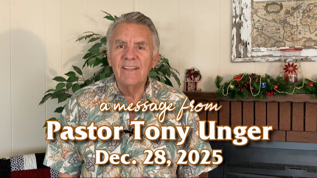 Tony Unger Message 