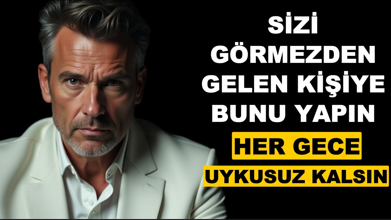 Sizi Yarım Bırakıp, UZAKLAŞAN Kişiyi PİŞMAN EDECEK Bu Yolu Denemelisin! – Stoacılık
