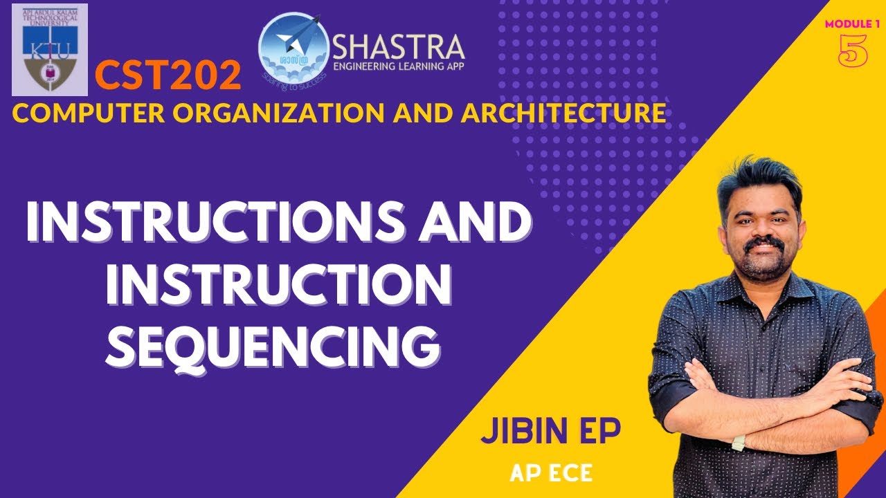 Instruction & Instruction Sequencing | Computer  Organization and Architecture |CST202 | KTU