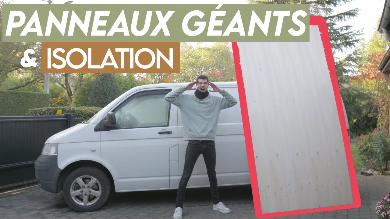 14. PAROIS en CONTREPLAQUÉ et ISOLATION à la moquette - Fourgon Van Aménagé VW Transporter T5 T6 DIY