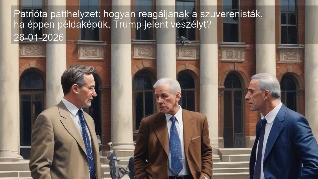 Patrióta patthelyzet: hogyan reagáljanak a szuverenisták, ha éppen példaképük, Trump jelent ves
