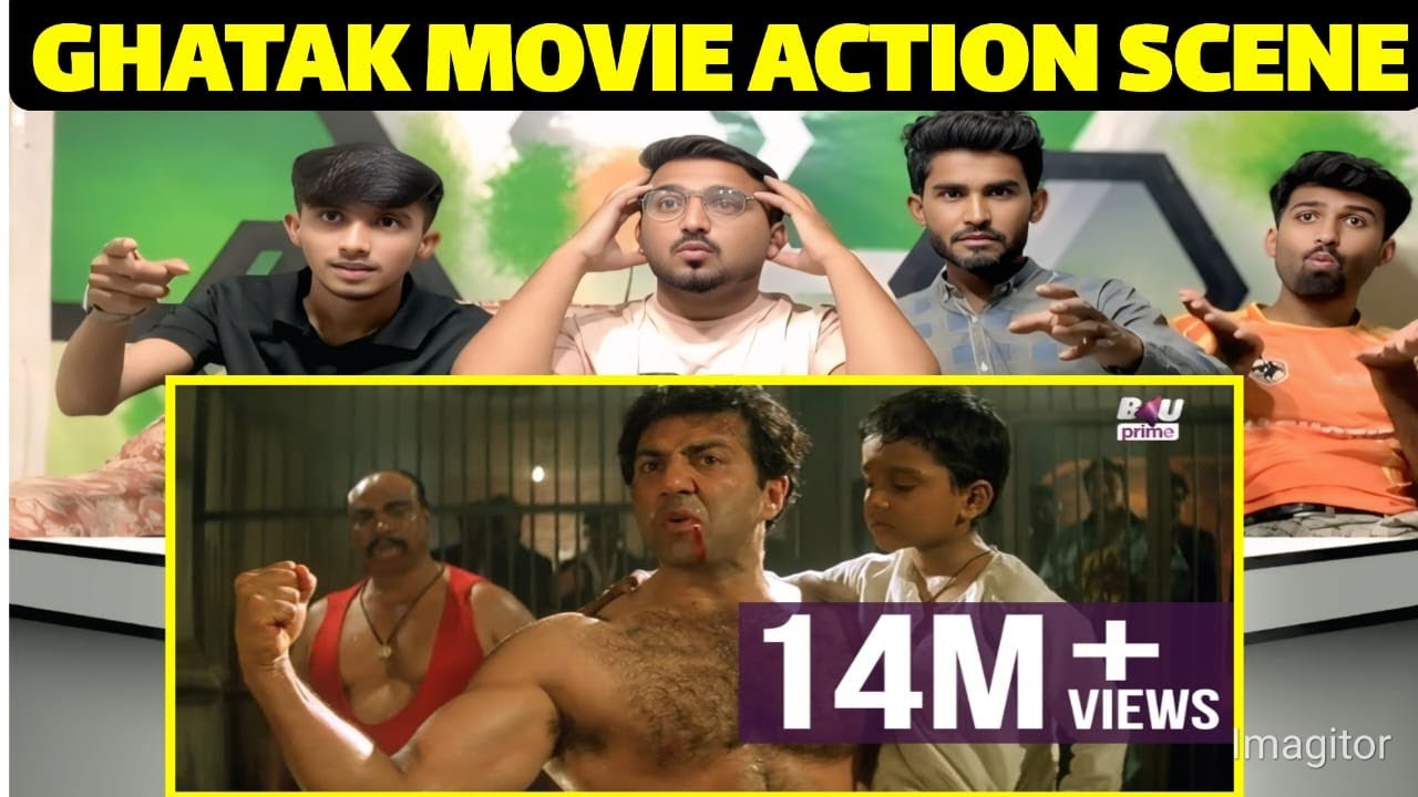 Reaction On Best Scene Of Sunny Deol | Ghatak Movie 